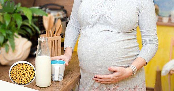 Sữa đậu nành đặc biệt tốt cho phụ nữ mang thai