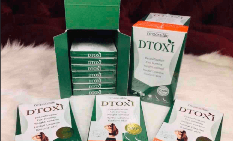 Thuốc giảm cân thảo mộc Dtoxi Thái Lan có tốt không, Viên uống thải độc giảm cân Dtoxi