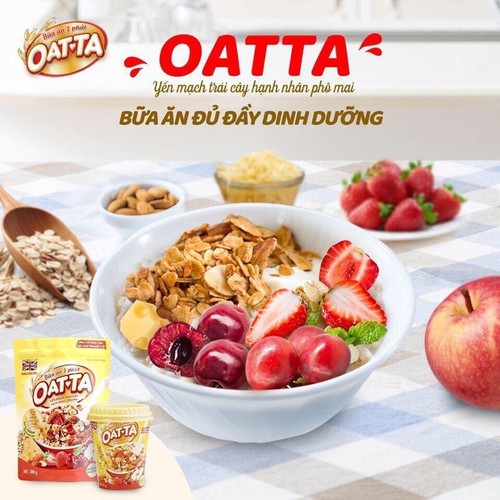 Thành phần yến mạch trái cây Oatta giảm cân