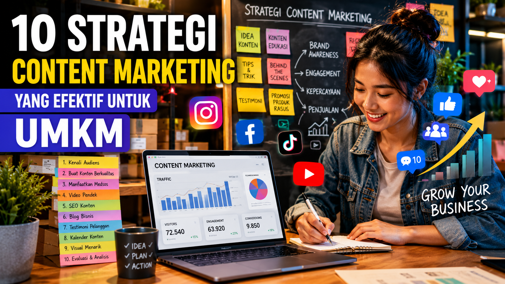 10 Strategi Content Marketing yang Efektif untuk UMKM