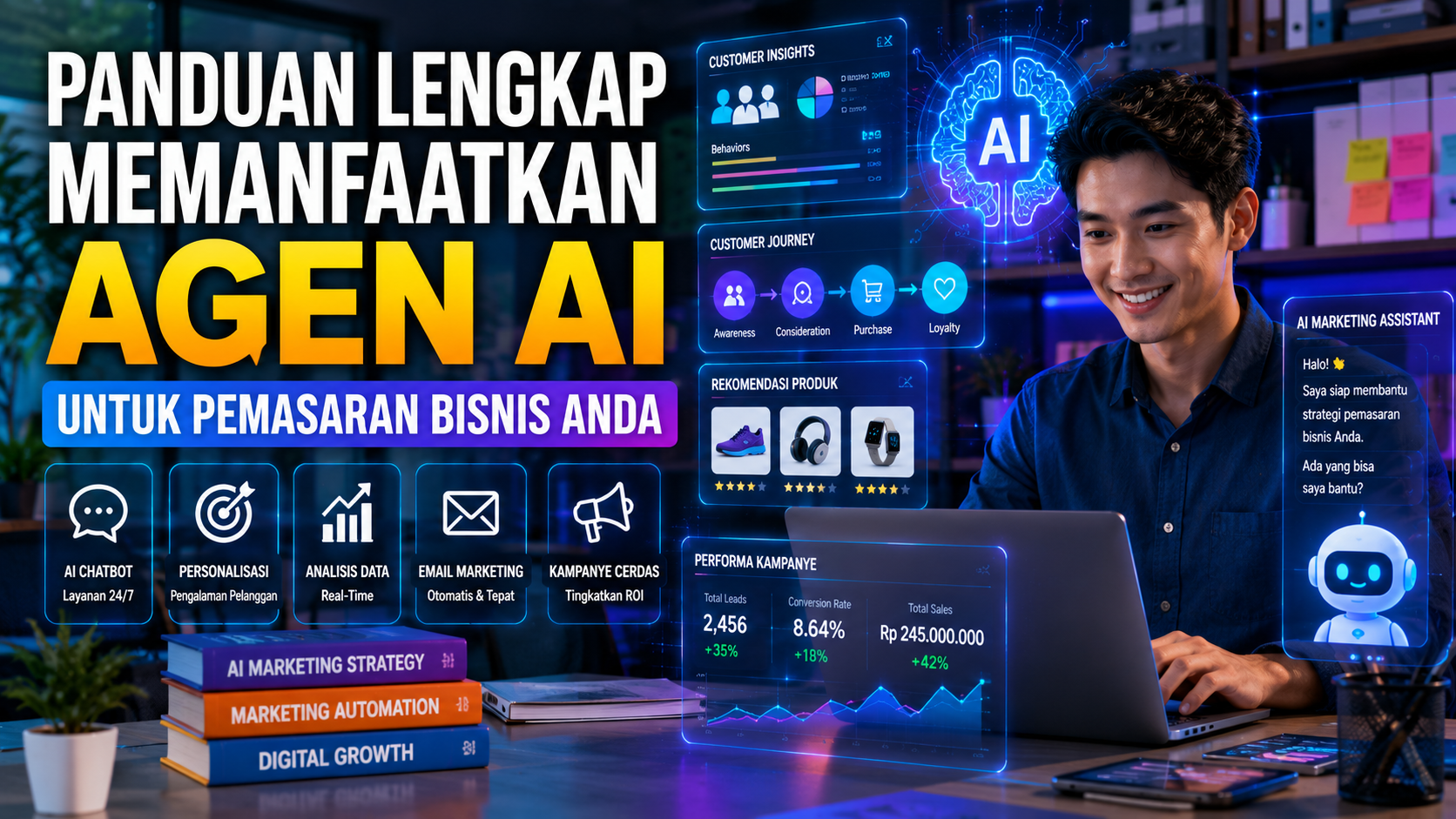 Panduan Lengkap Memanfaatkan Agen AI untuk Pemasaran Bisnis Anda
