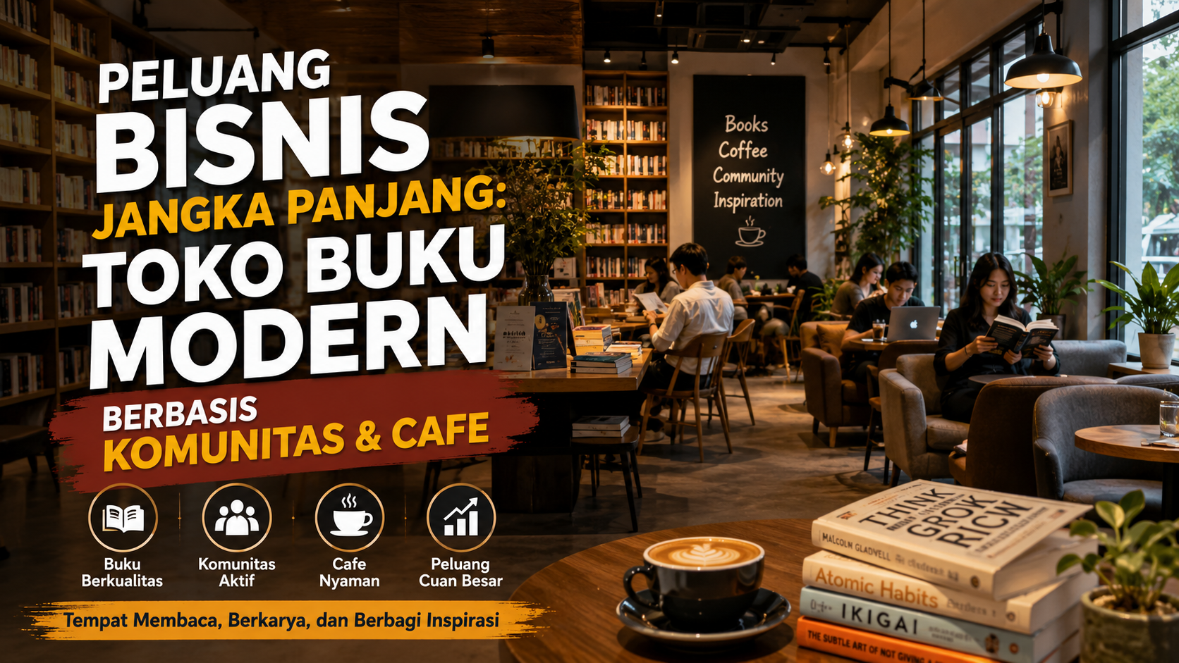 Peluang Bisnis Toko Buku Modern
