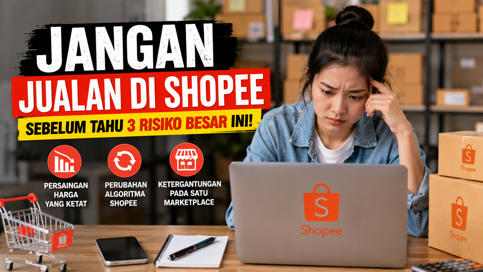 Risiko Jualan di Shopee