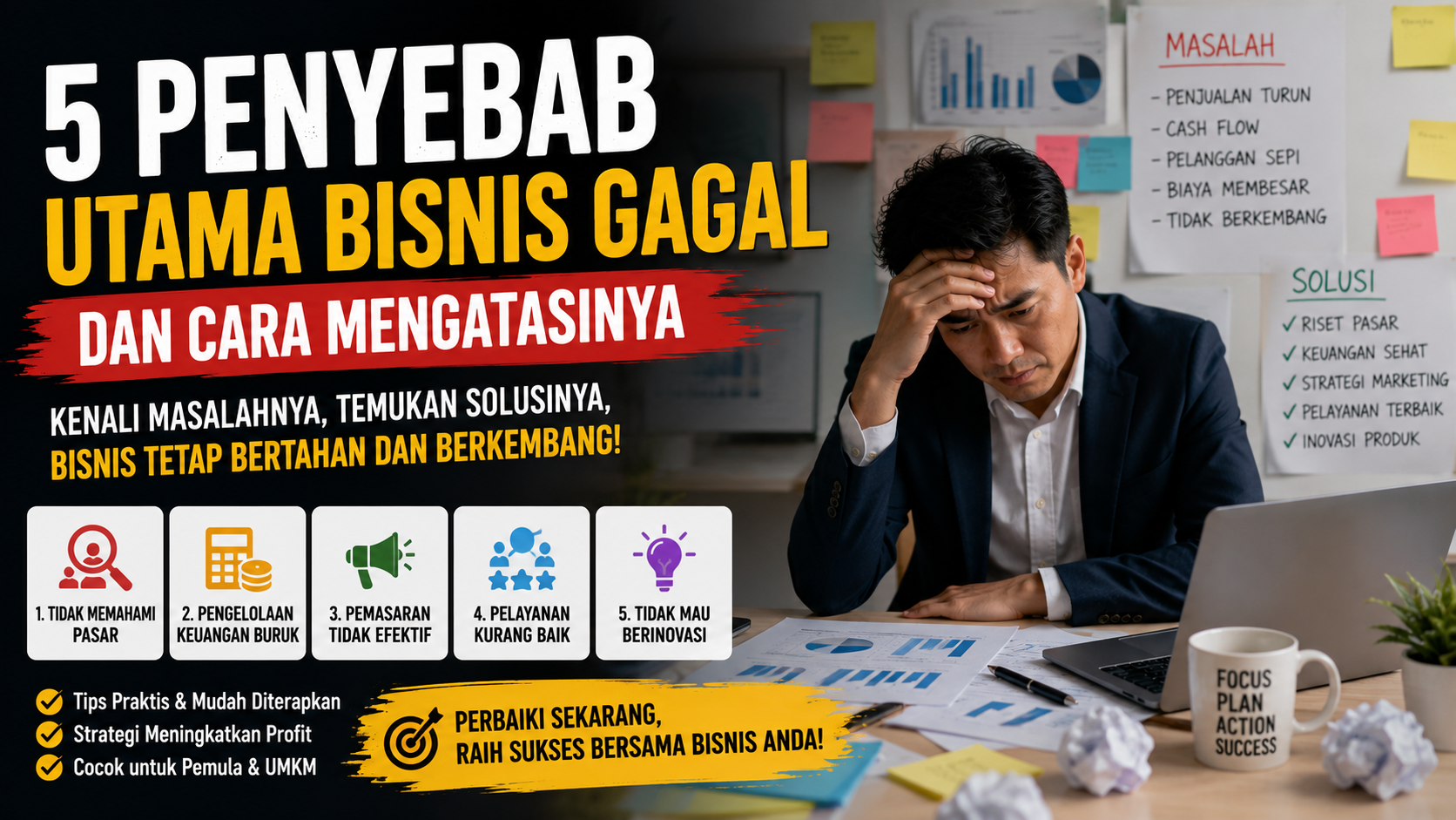 Penyebab Utama Bisnis Gagal