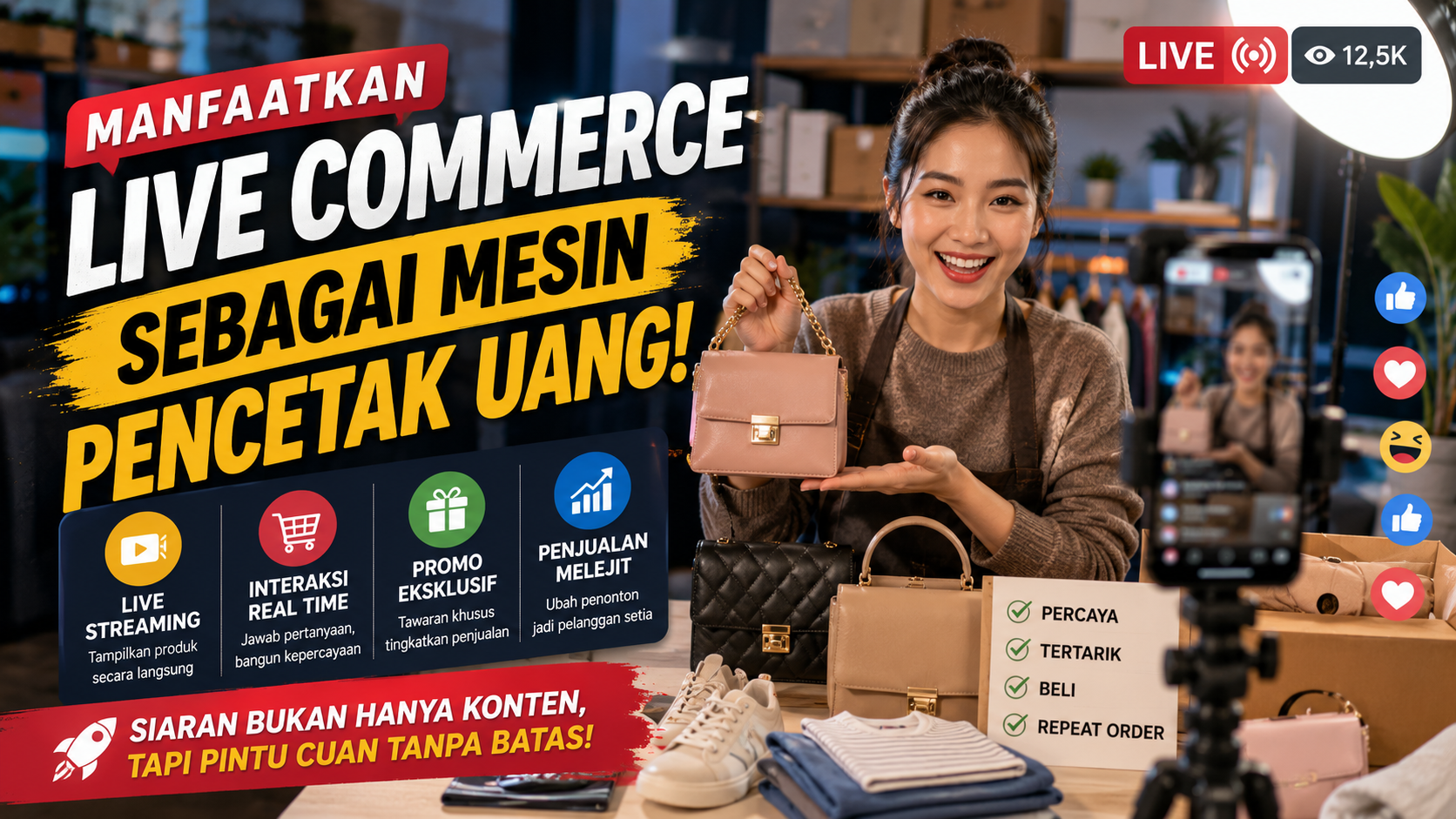Live Commerce Sebagai Mesin Pencetak Uang