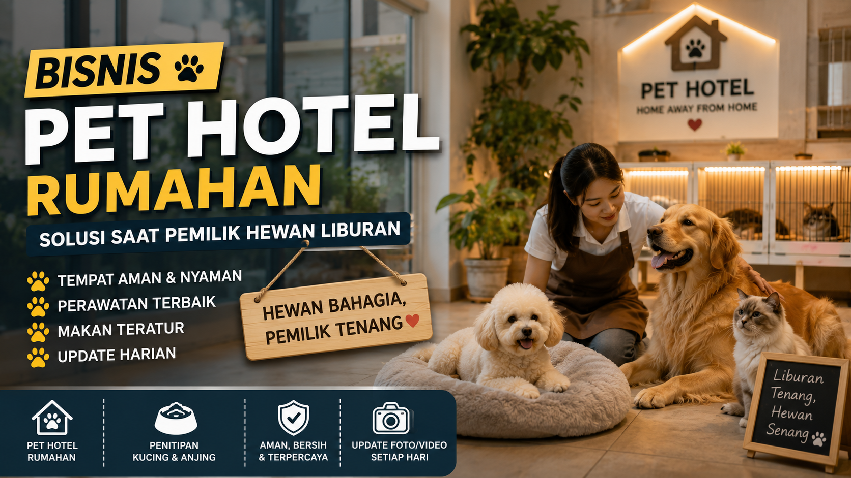 Bisnis Pet Hotel Rumahan