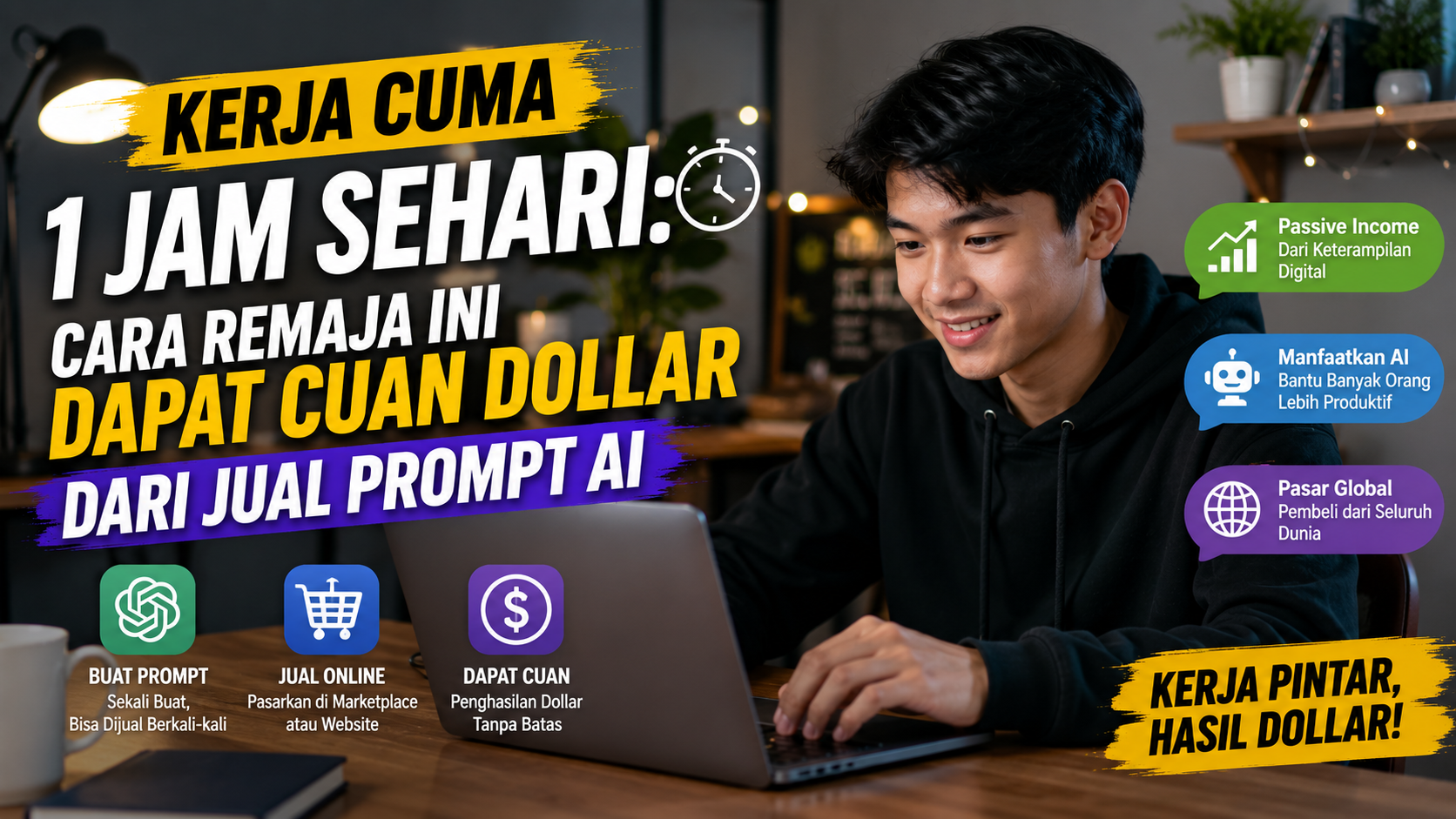 Jual Prompt AI Bisa Jadi Penghasilan Tambahan? Ini Cara Memulainya