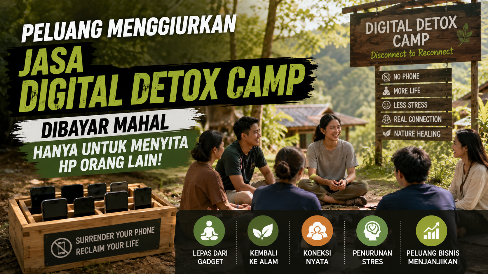 Jasa Digital Detox Camp