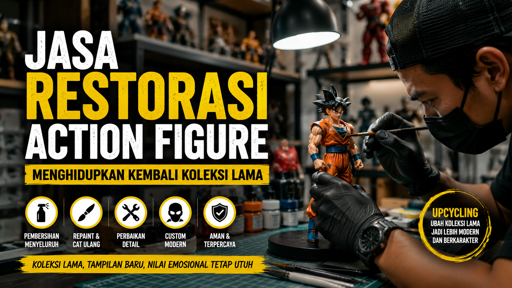 jasa restorasi action figure
