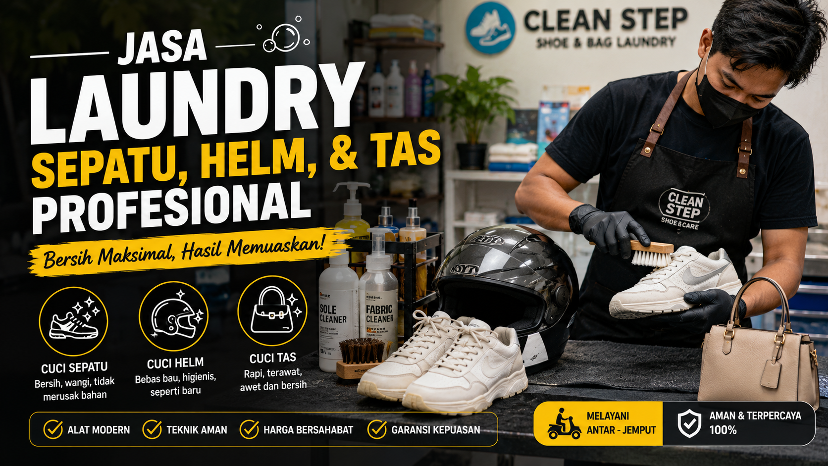 Jasa Laundry Sepatu Profesional
