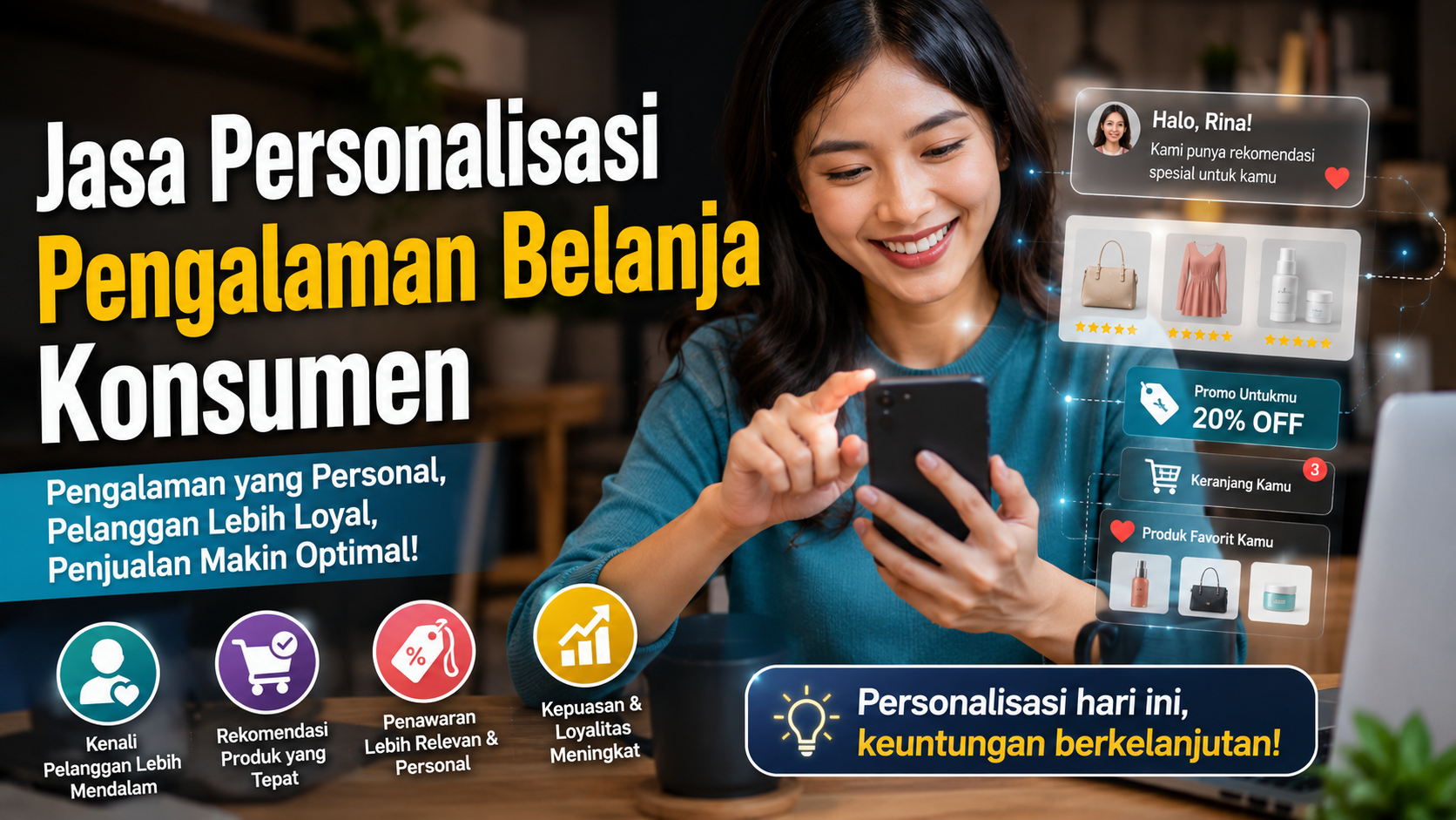Jasa Personalisasi Pengalaman Belanja Konsumen