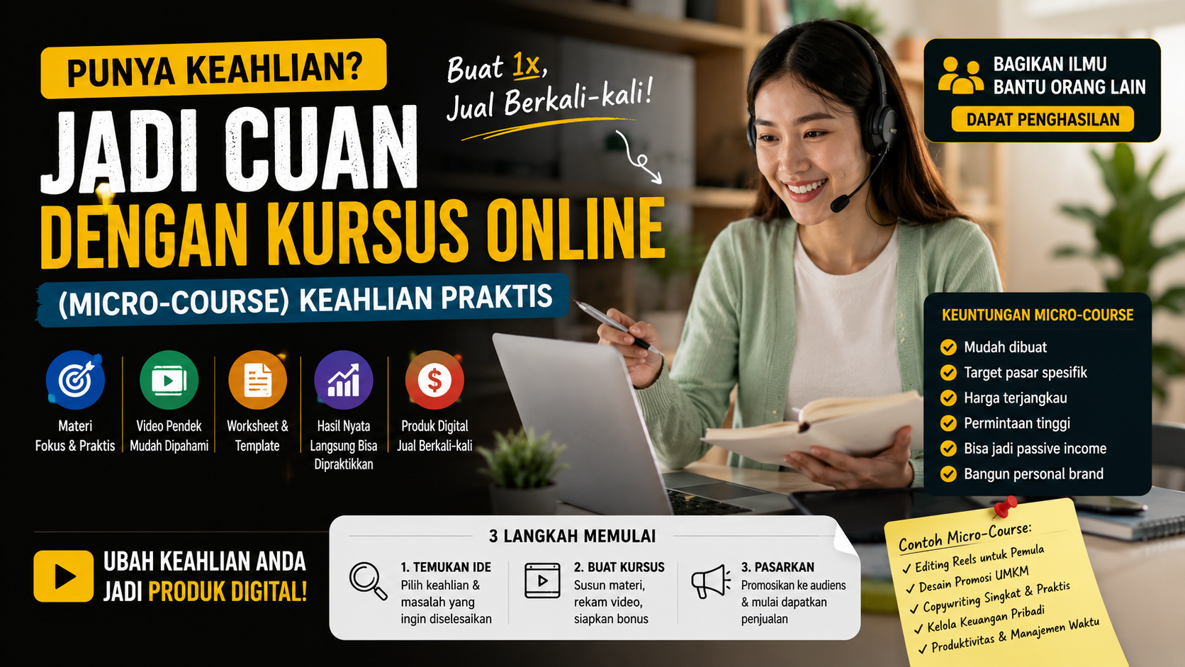menjual kursus online