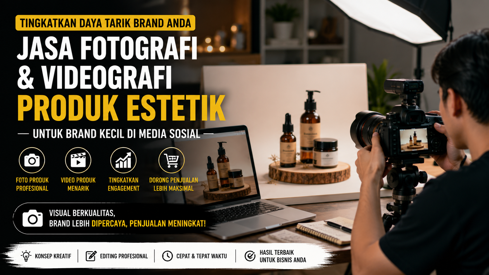 Jasa Fotografi Produk Estetik