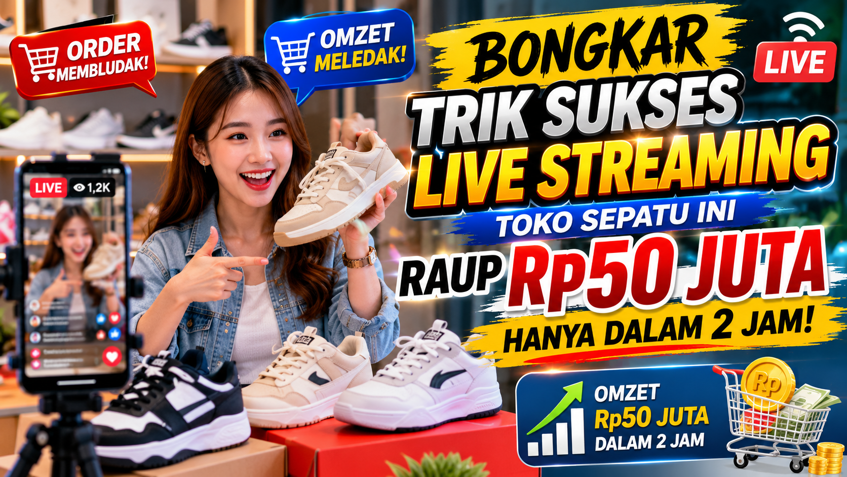 Strategi Live Commerce Terbukti: Dari Nol hingga Omzet Puluhan Juta