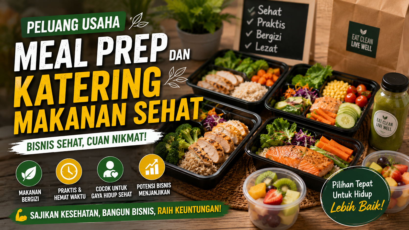 Peluang Usaha Meal Prep dan Katering Makanan Sehat
