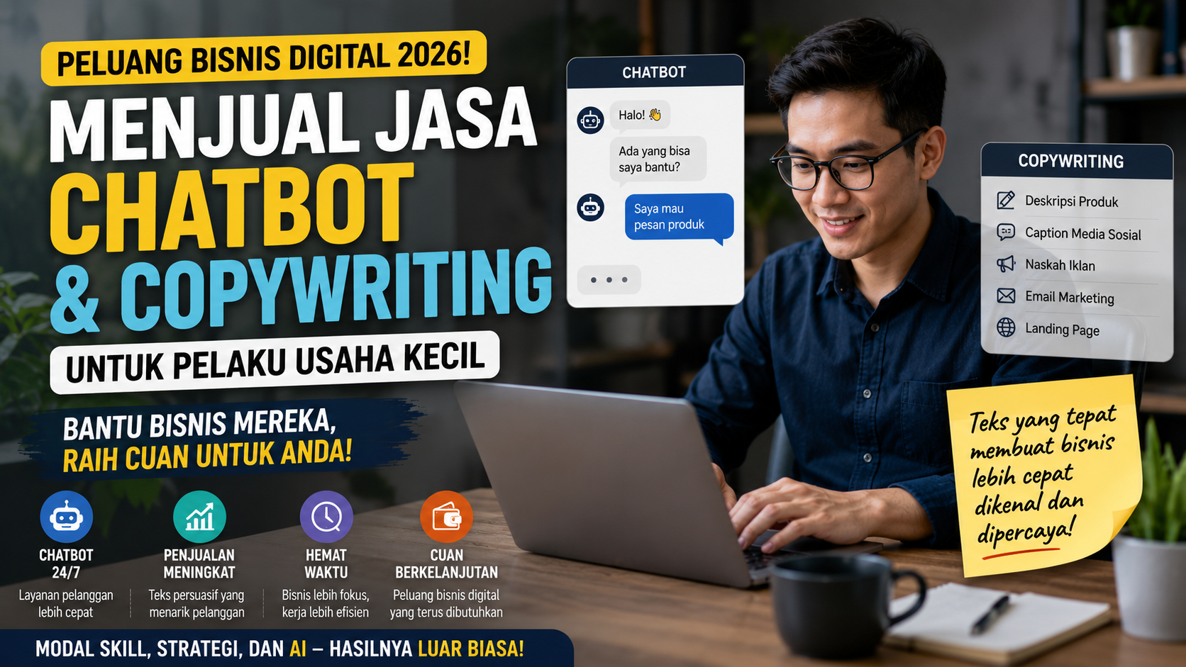 Jasa Chatbot dan Copywriting