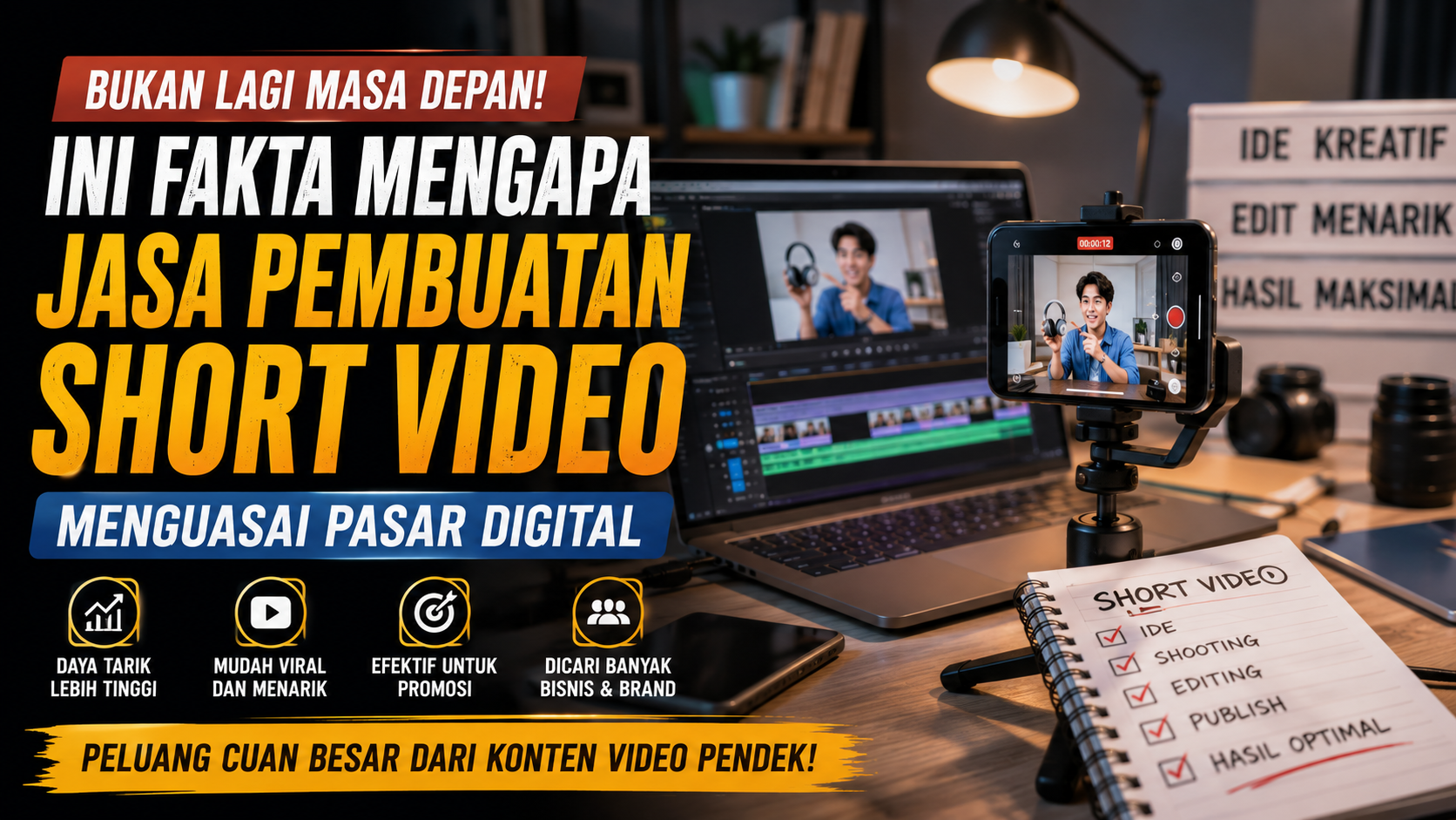 jasa pembuatan short video