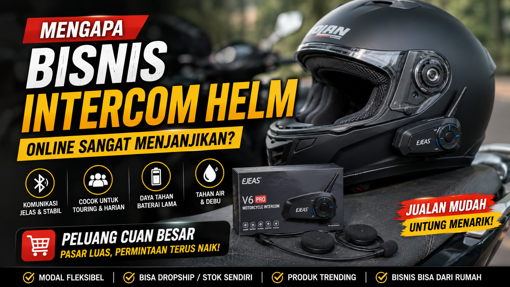 bisnis intercom helm online