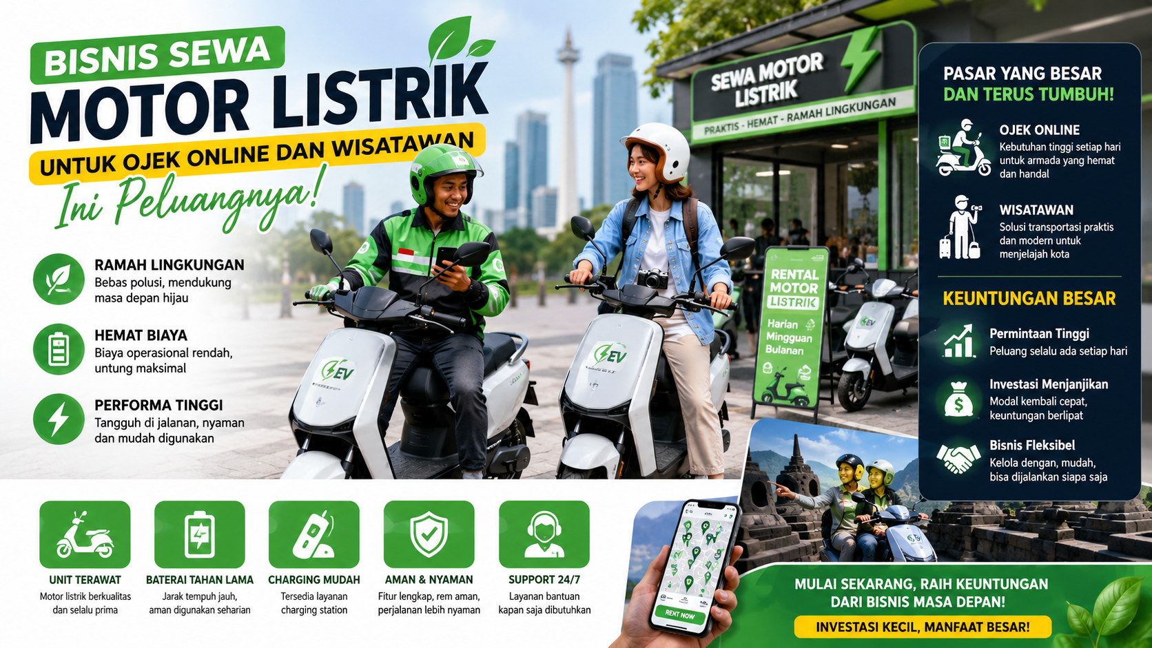 sewa motor listrik