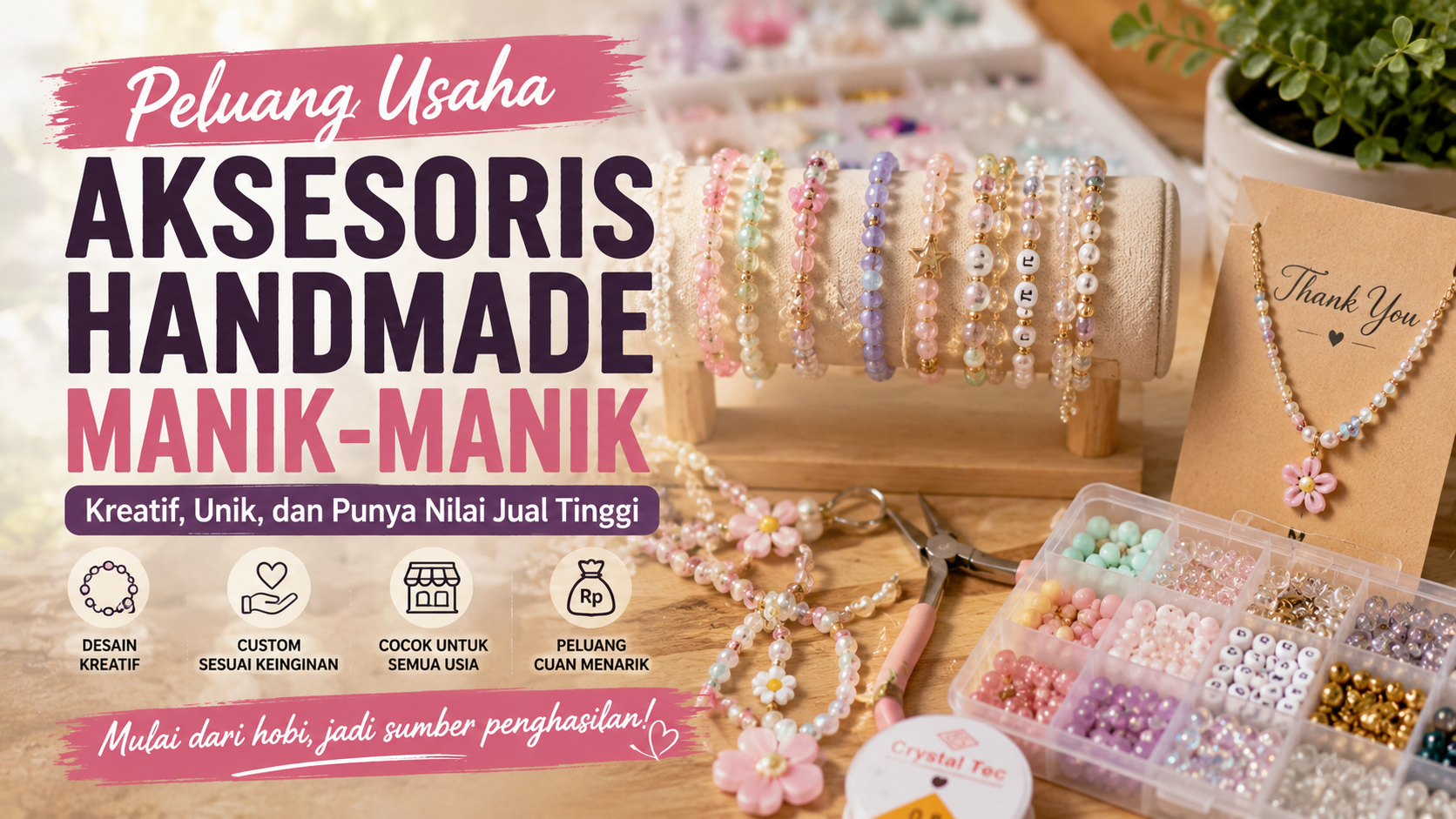 Bisnis Handmade Manik-Manik, Peluang Menarik di Tengah Tren Fashion Personal