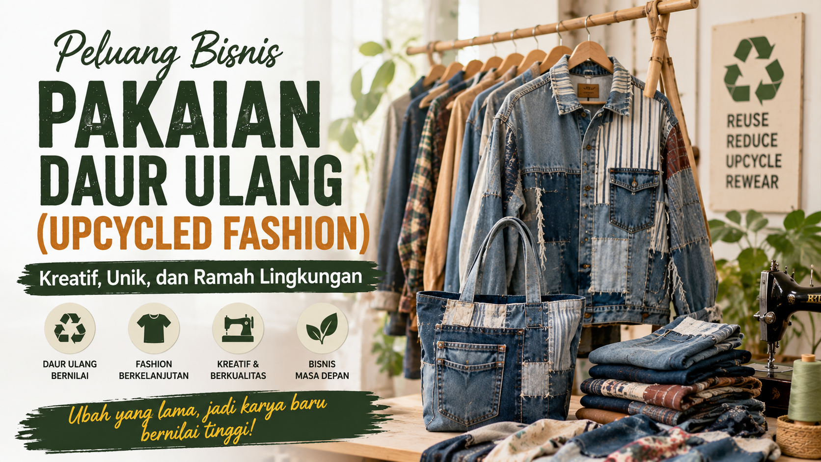 bisnis pakaian daur ulang