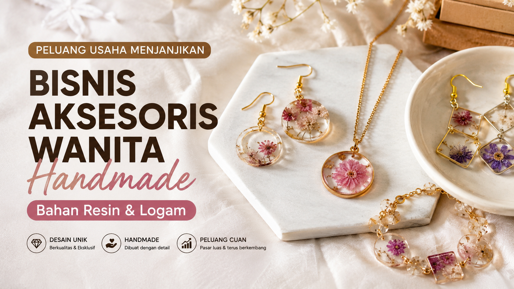 bisnis aksesoris wanita handmade