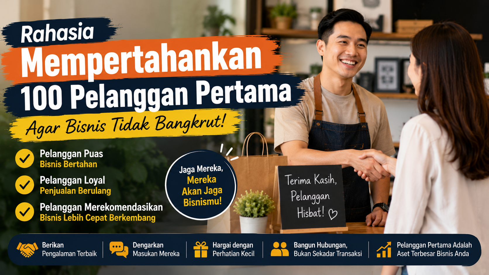mempertahankan pelanggan pertama