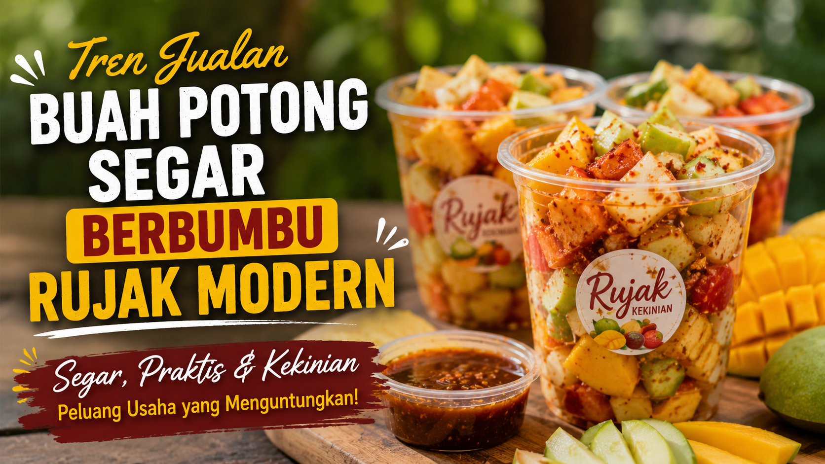 jualan buah potong