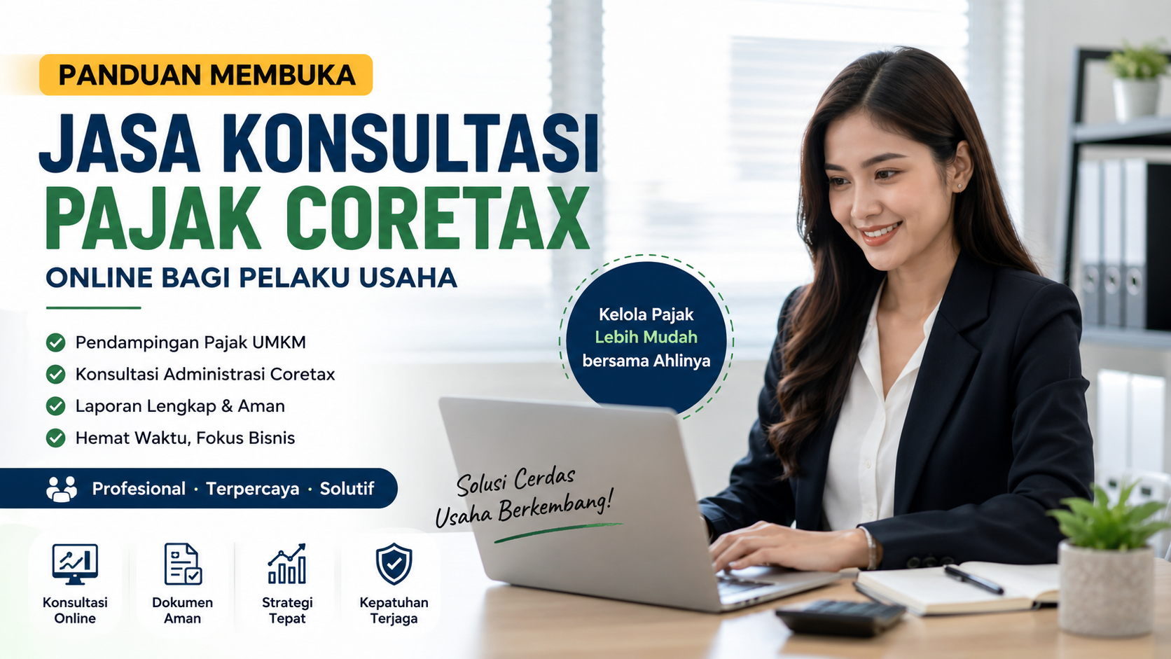 Jasa konsultasi pajak Coretax online untuk pelaku usaha dan UMKM
