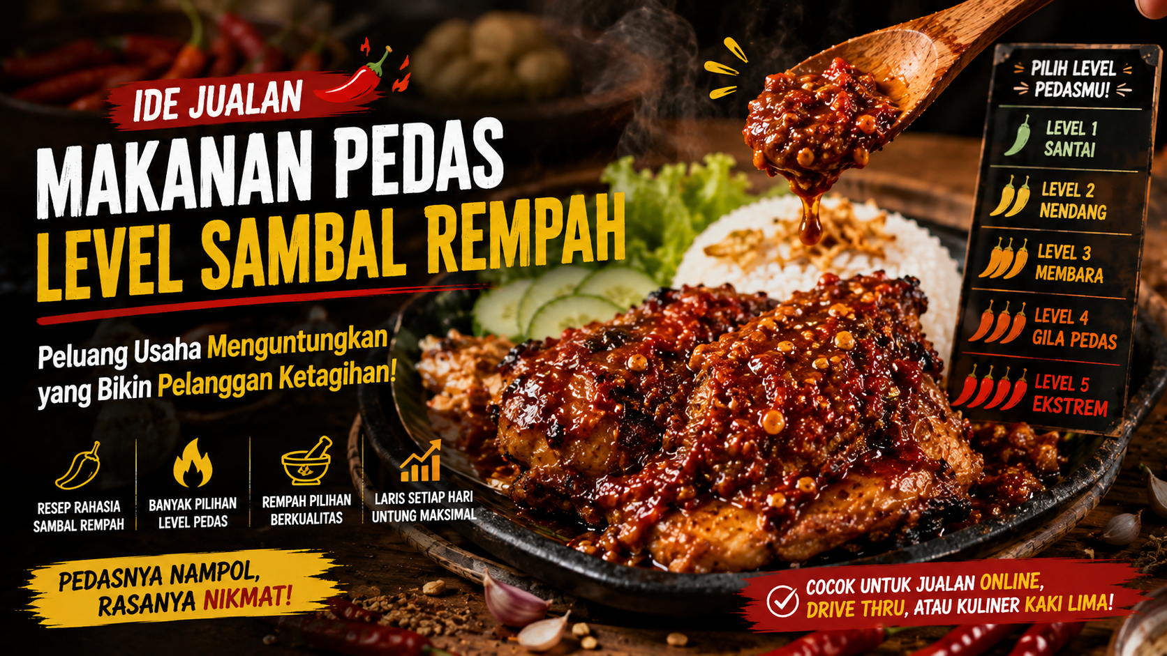 jualan makanan pedas