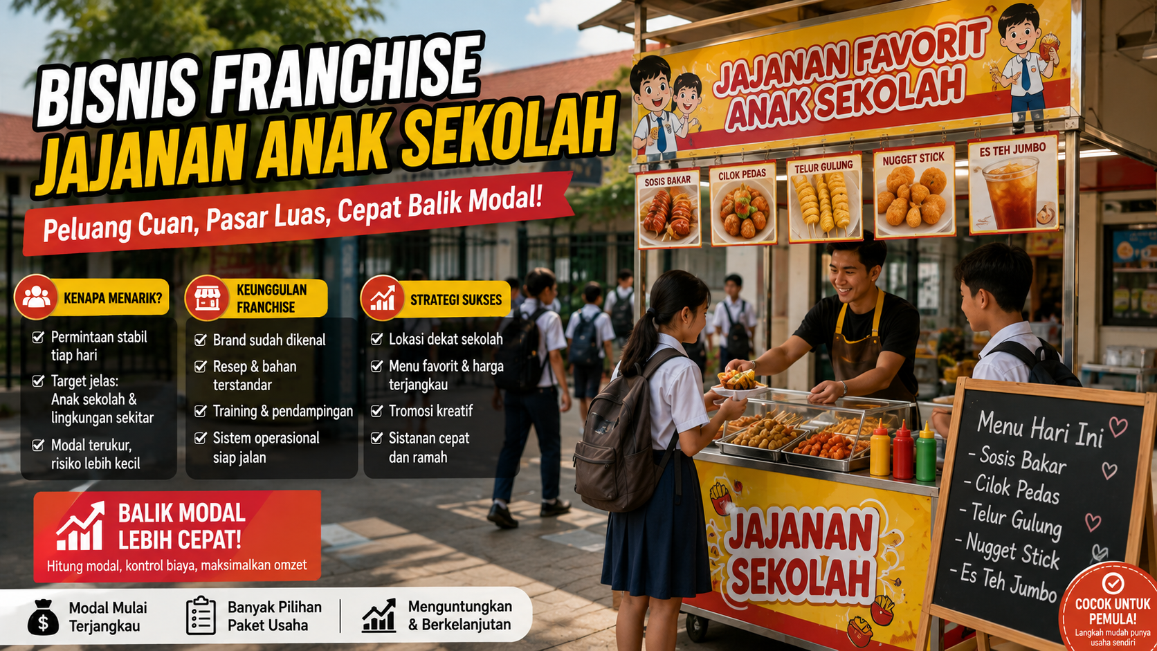 franchise jajanan anak sekolah