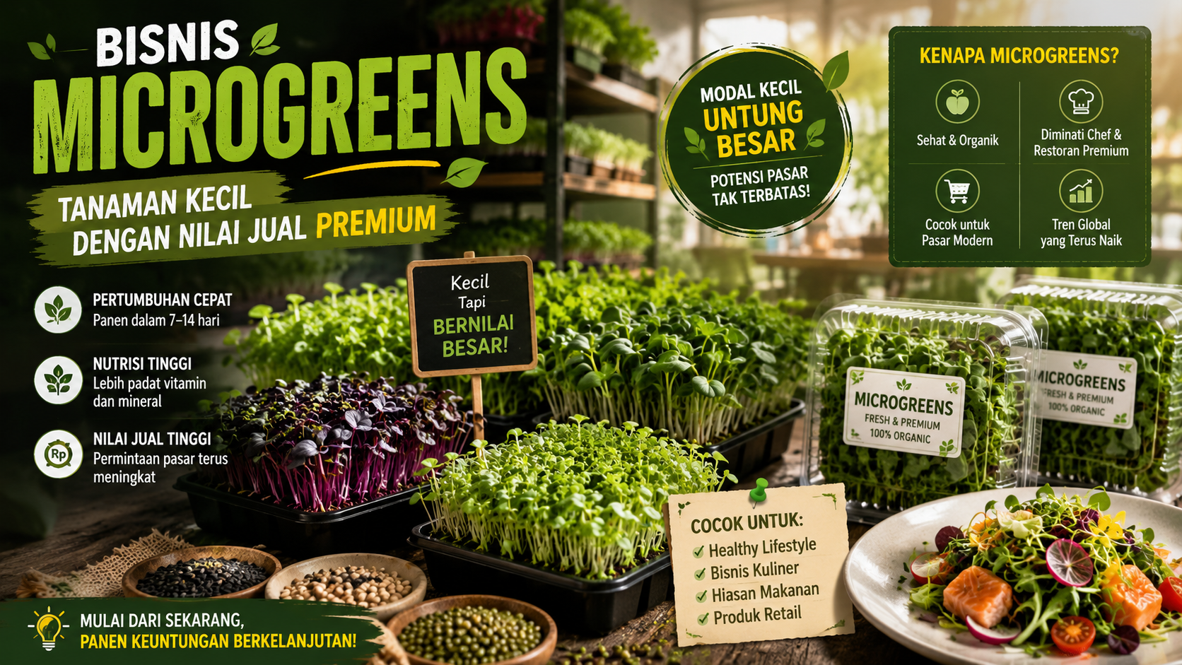 bisnis microgreens