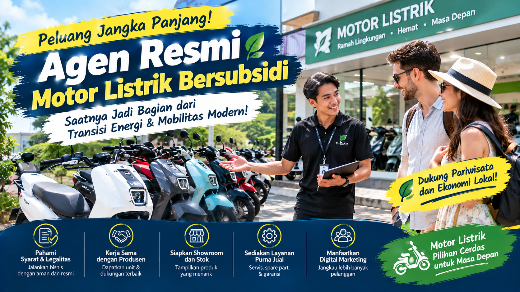 agen resmi motor listrik bersubsidi