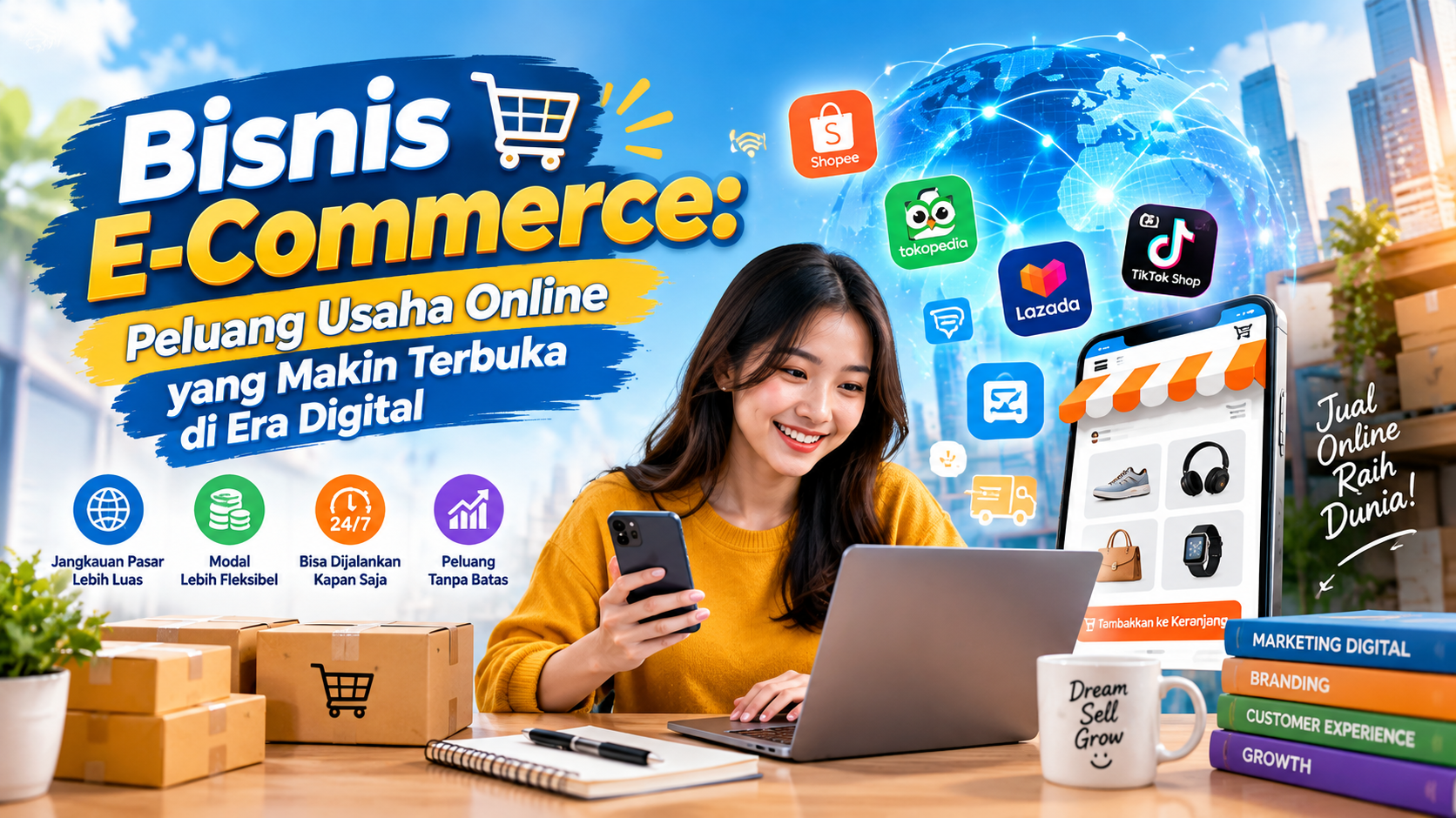 Bisnis E-Commerce: Dari Toko Online Kecil Menjadi Sumber Penghasilan