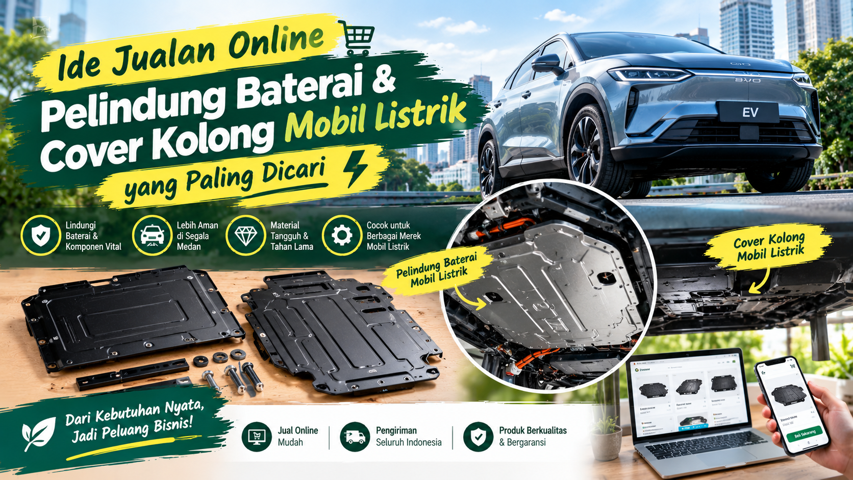 pelindung baterai mobil listrik