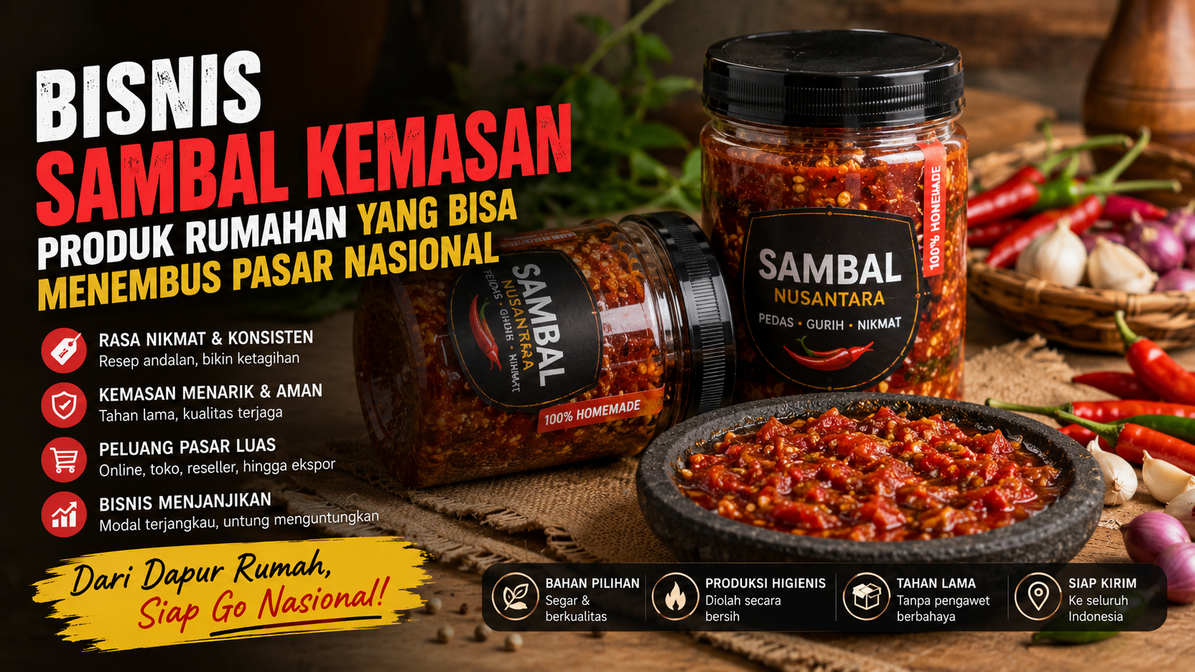 bisnis sambal kemasan
