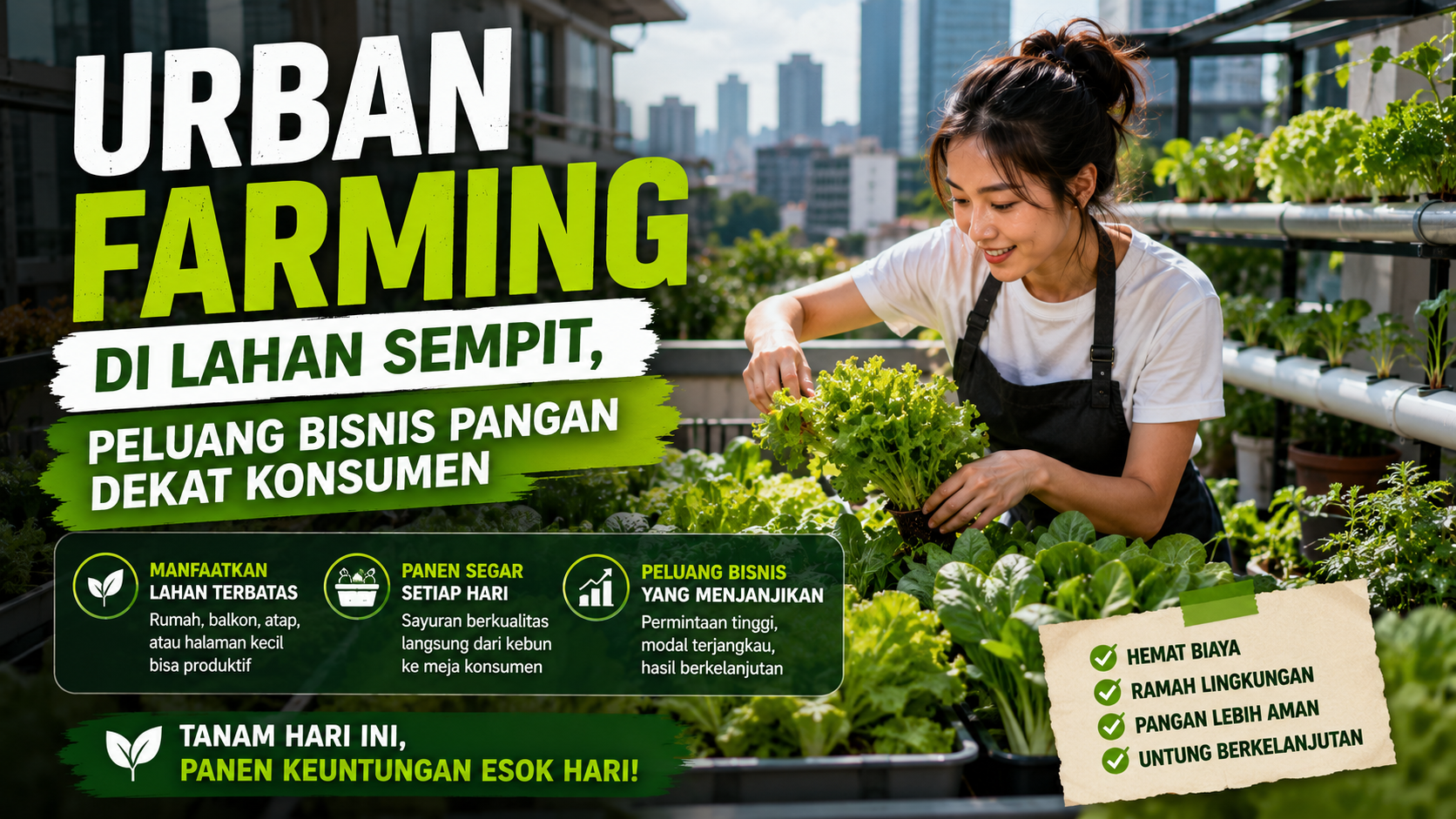urban farming di lahan sempit