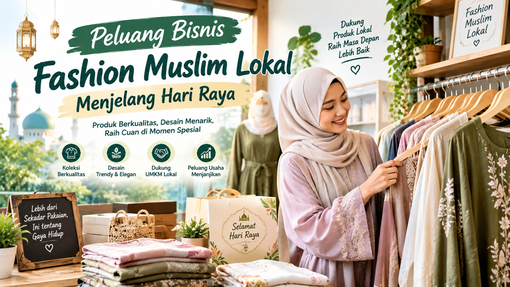 bisnis fashion muslim lokal