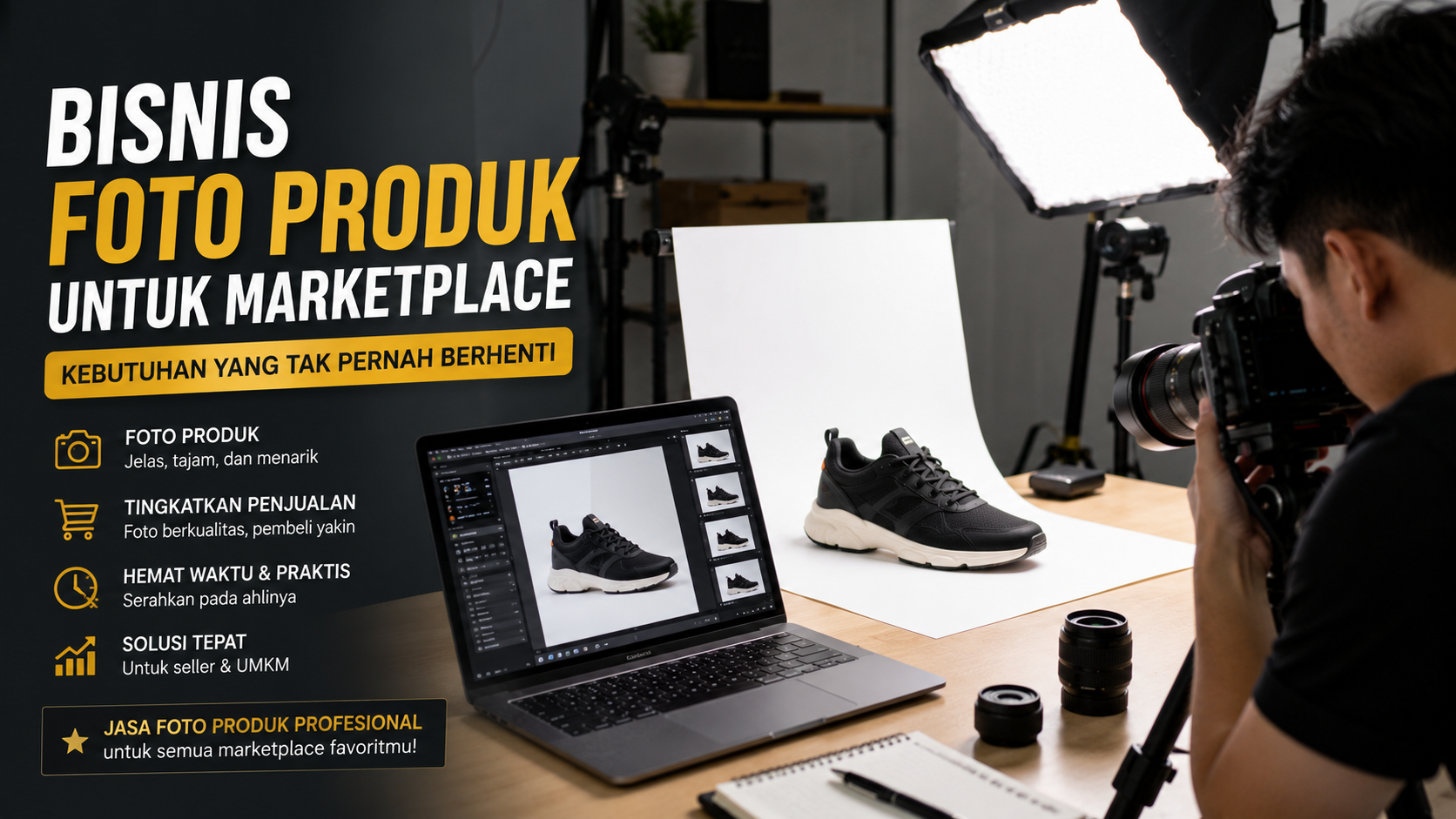bisnis foto produk untuk marketplace