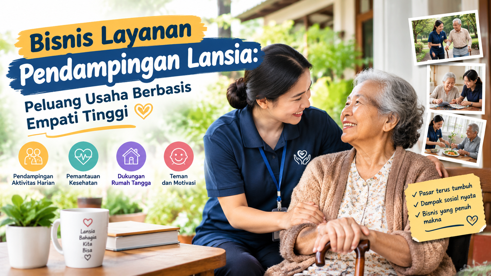 bisnis layanan pendampingan lansia