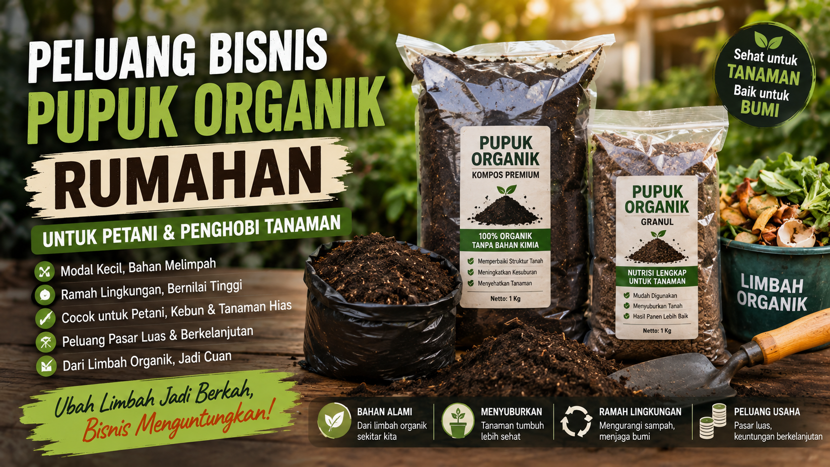 pupuk organik rumahan