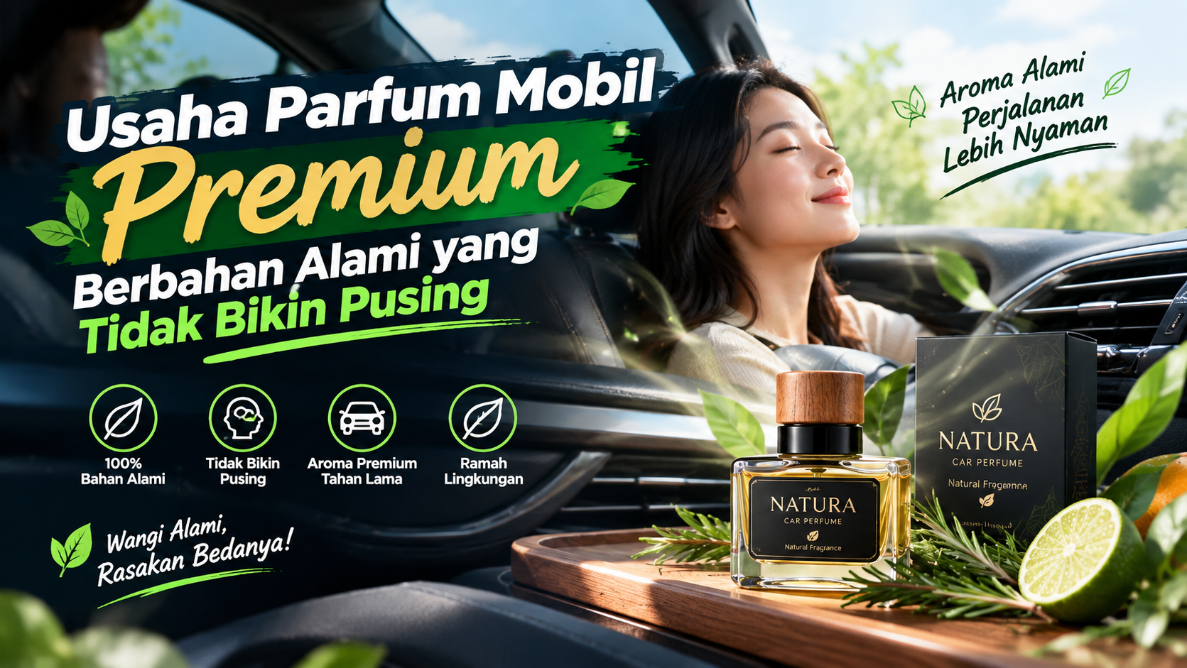 parfum mobil premium berbahan alami